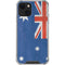 Australia Flag Distressed iPhone 14 Plus Clear Case