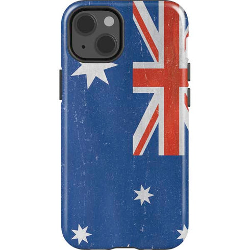 Australia Flag Distressed iPhone 15 Impact Case