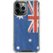 Australia Flag Distressed iPhone 14 Pro Max Clear Case