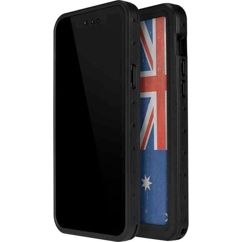 Australia Flag Distressed iPhone 15 Waterproof Case