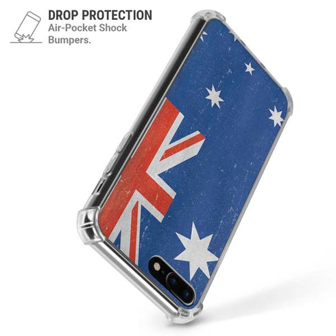 Australia Flag Distressed iPhone 7/8 Plus Clear Case