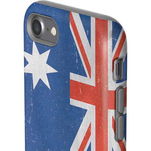 Australia Flag Distressed iPhone SE (2nd & 3rd Gen) Pro Case