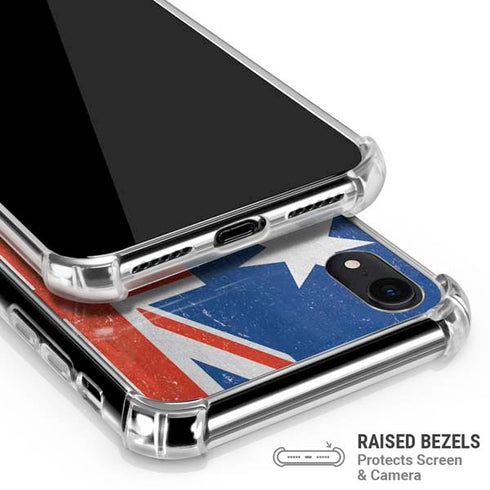 Australia Flag Distressed iPhone XR Clear Case