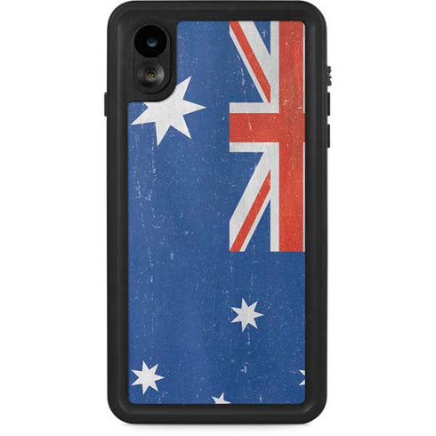 Australia Flag Distressed iPhone XR Waterproof Case