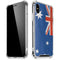 Australia Flag Distressed iPhone XS Max Clear Case