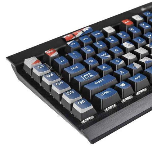 Australia Flag Distressed K95 RGB PLATINUM Mechanical Gaming Keyboard Skin