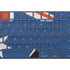 Australia Flag Distressed Magic Keyboard with Numeric Keypad Skin