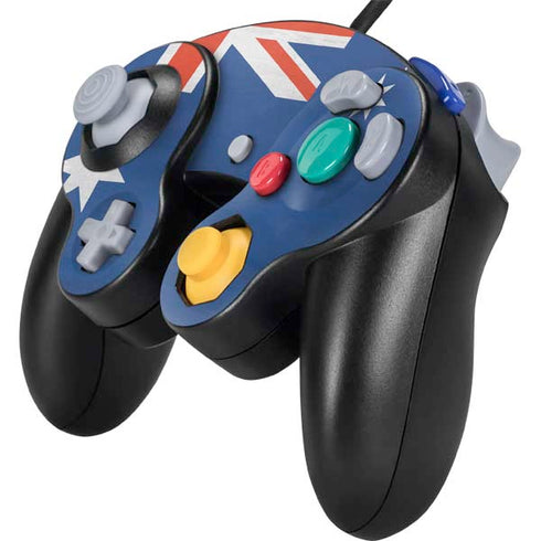 Australia Flag Distressed Nintendo GameCube Controller Skin