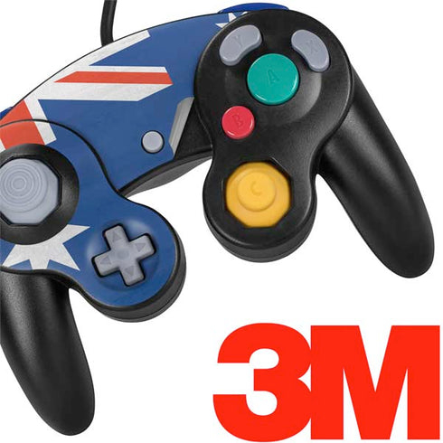 Australia Flag Distressed Nintendo GameCube Controller Skin