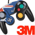 Australia Flag Distressed Nintendo GameCube Controller Skin