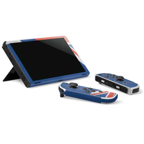Australia Flag Distressed Nintendo Switch OLED (2021) Skin