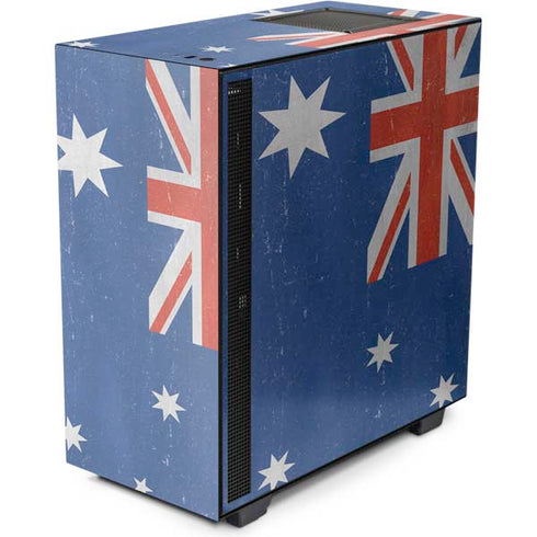 Australia Flag Distressed NZXT H510 Compact ATX Mid-Tower Case Skin