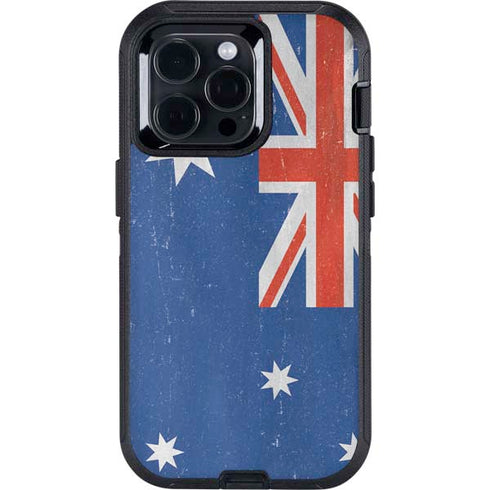 Australia Flag Distressed Otterbox Defender iPhone Skin