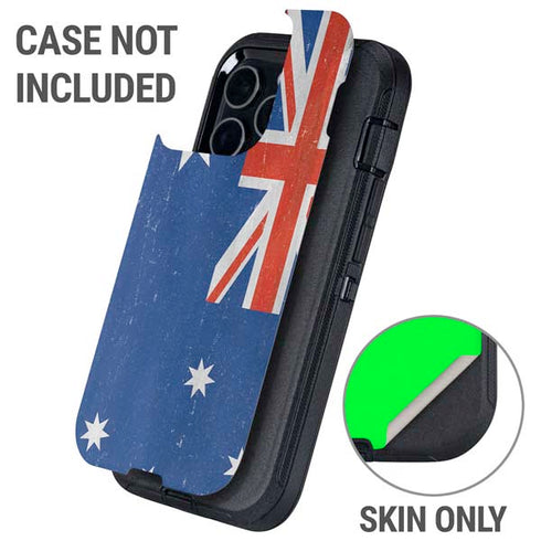 Australia Flag Distressed Otterbox Defender iPhone Skin