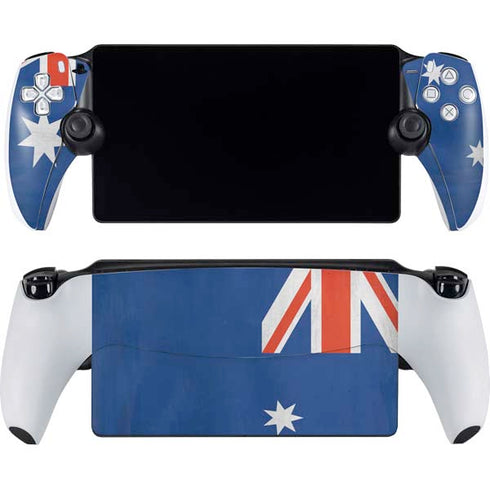 Australia Flag Distressed PlayStation Portal Remote Player Skin