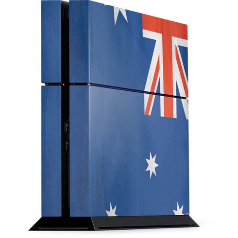 Australia Flag Distressed PS4 Console Skin