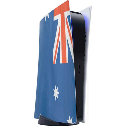 Australia Flag Distressed PS5 Digital Edition Console Skin