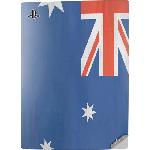 Australia Flag Distressed PS5 Digital Edition Console Skin