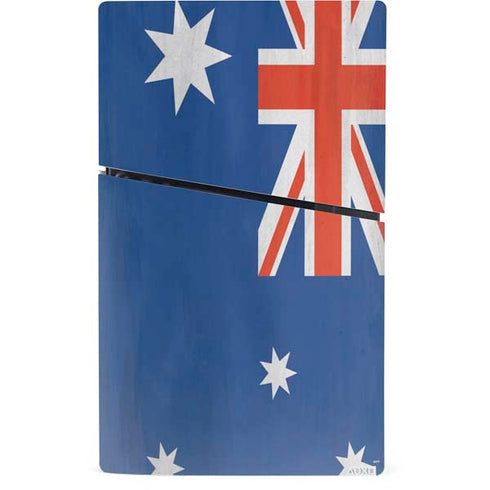 Australia Flag Distressed PS5 Slim Digital Edition Bundle Skin