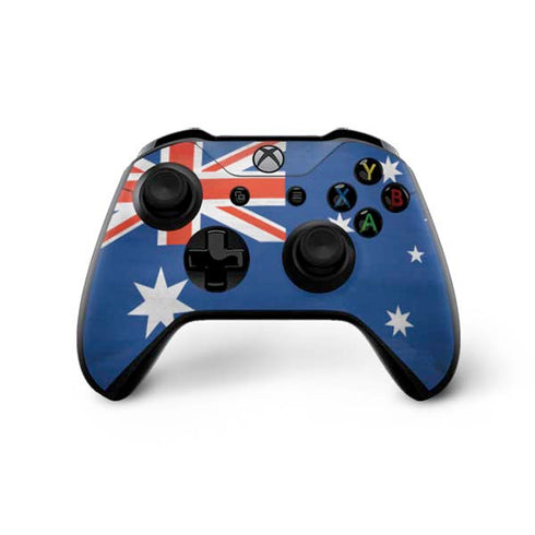 Australia Flag Distressed Xbox One X Controller Skin