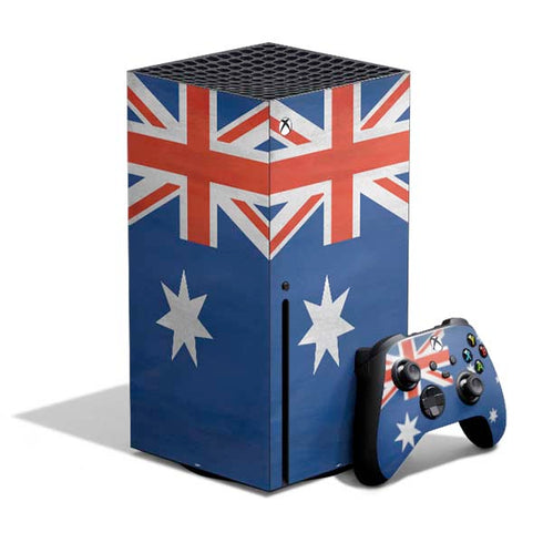 Australia Flag Distressed Xbox Series X Bundle Skin