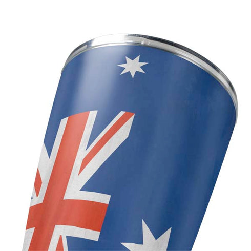 Australia Flag Distressed Yeti 20oz Tumbler Skin