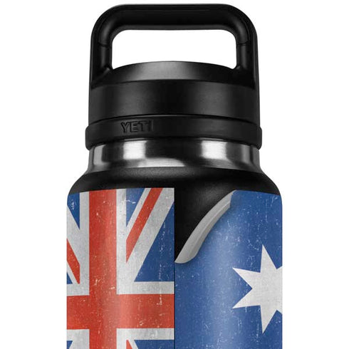 Australia Flag Distressed YETI Rambler 36oz Bottle Skin