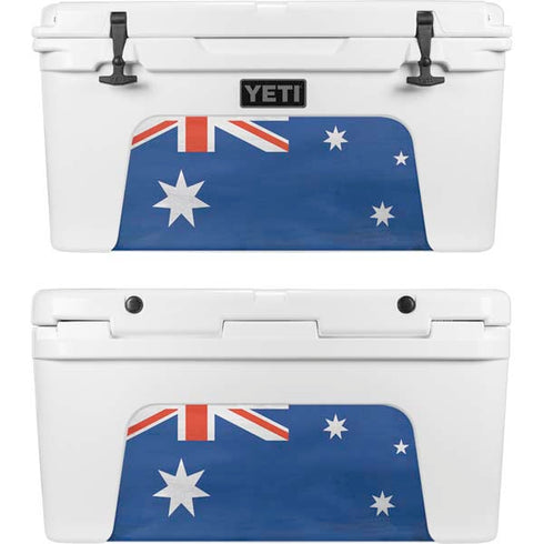 Australia Flag Distressed YETI Tundra 65 Hard Cooler Skin
