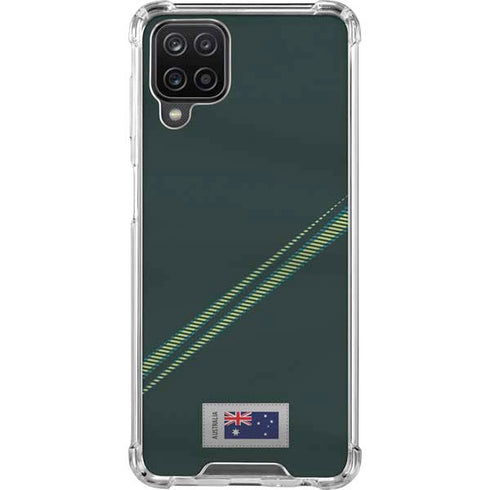 Australia Soccer Flag Galaxy A12 Clear Case