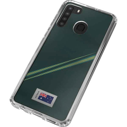 Australia Soccer Flag Galaxy A21 Clear Case