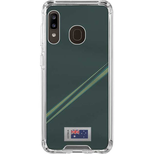 Australia Soccer Flag Galaxy A30 Clear Case