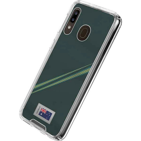 Australia Soccer Flag Galaxy A30 Clear Case