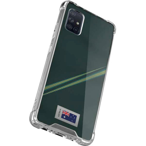 Australia Soccer Flag Galaxy A51 5G Clear Case