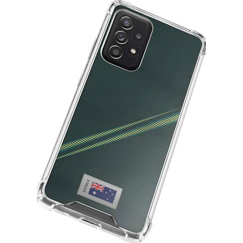 Australia Soccer Flag Galaxy A52 5G Clear Case