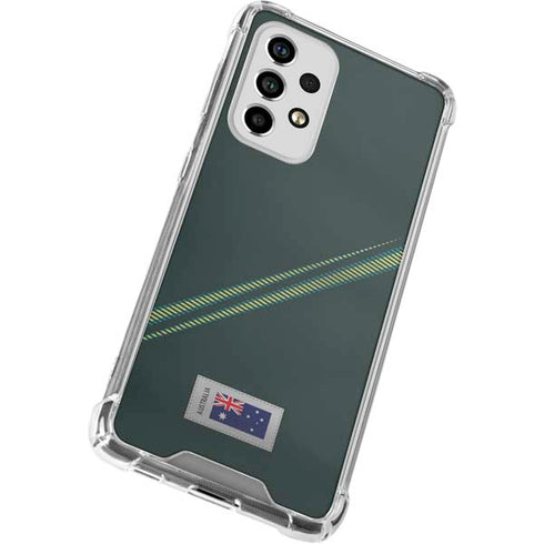 Australia Soccer Flag Galaxy A53 5G Clear Case
