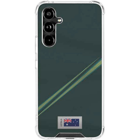 Australia Soccer Flag Galaxy A54 5G Clear Case