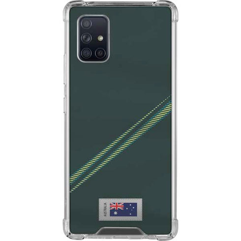 Australia Soccer Flag Galaxy A71 5G Clear Case