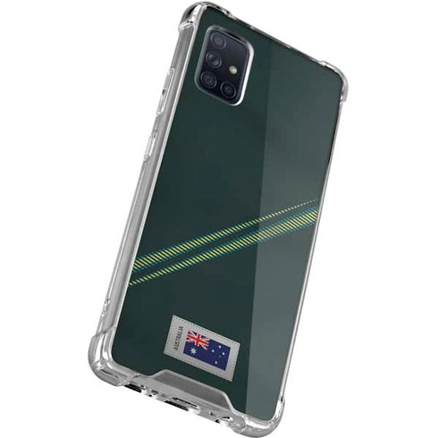 Australia Soccer Flag Galaxy A71 5G Clear Case