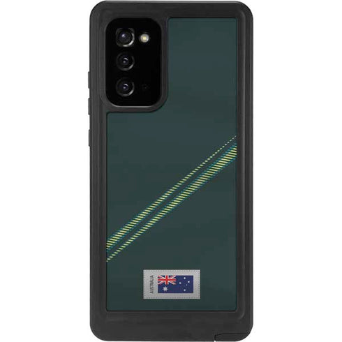 Australia Soccer Flag Galaxy Note20 5G Waterproof Case