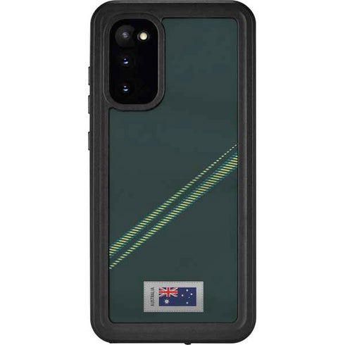 Australia Soccer Flag Galaxy S20 Waterproof Case