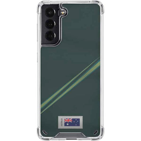 Australia Soccer Flag Galaxy S21 5G Clear Case