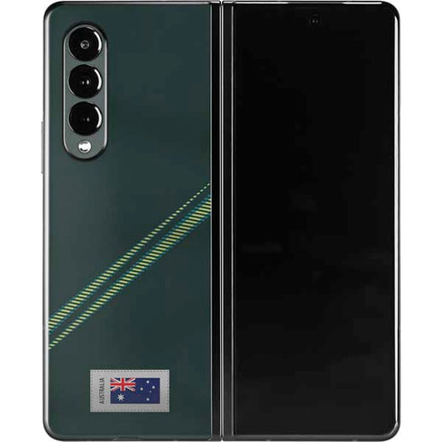 Australia Soccer Flag Galaxy Z Fold3 5G Skin