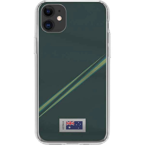 Australia Soccer Flag iPhone 11 Clear Case