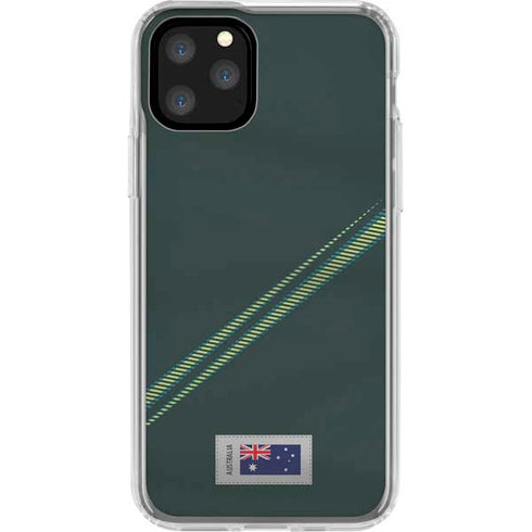 Australia Soccer Flag iPhone 11 Pro Clear Case
