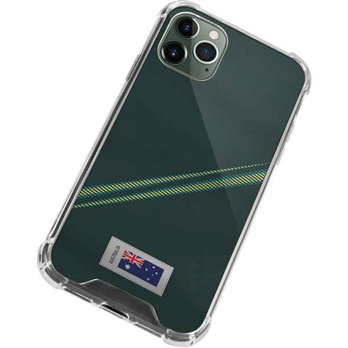 Australia Soccer Flag iPhone 11 Pro Max Clear Case