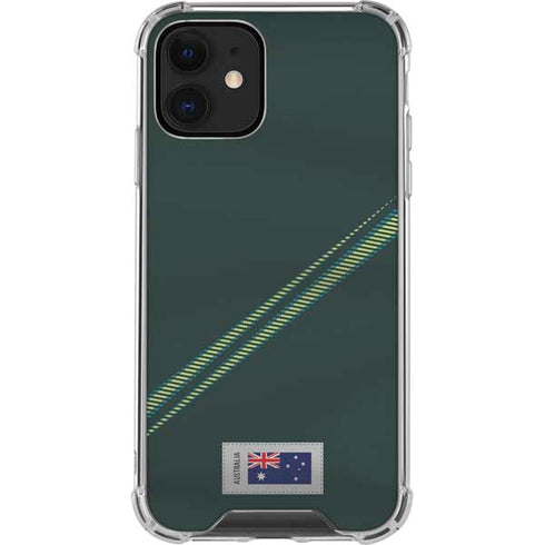 Australia Soccer Flag iPhone 12 Clear Case