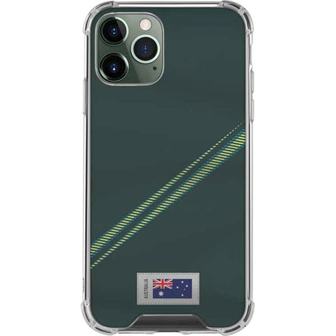 Australia Soccer Flag iPhone 12 Pro Clear Case
