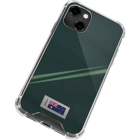 Australia Soccer Flag iPhone 14 Clear Case