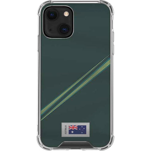 Australia Soccer Flag iPhone 14 Plus Clear Case