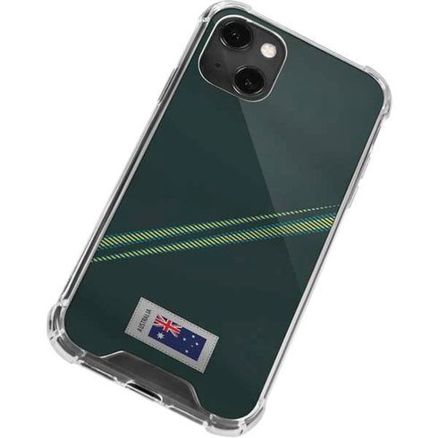 Australia Soccer Flag iPhone 14 Plus Clear Case